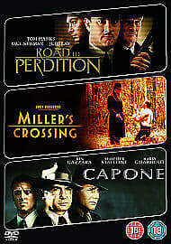 Road To Perdition/Miller’s Crossing/Capone DVD (2009) Tom Hanks, Mendes (DIR) Pre-Owned Region 2
