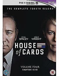 House Of Cards: The Complete Fourth Season DVD (2016) Kevin Spacey Cert 15 4 Pre-Owned Region 2