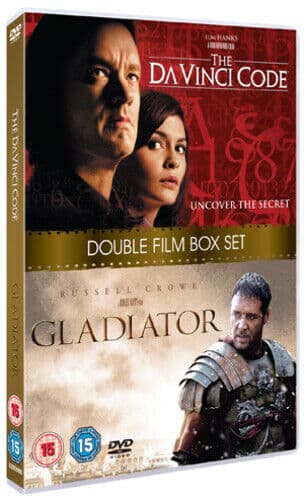 The Da Vinci Code/Gladiator DVD (2011) Tom Hanks, Howard (DIR) Cert 15 2 Discs Pre-Owned Region 2