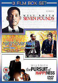Seven Pounds/Reign Over Me/The Pursuit Of Happyness DVD (2009) Will Smith, Pre-Owned Region 2