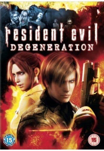 Resident Evil: Degeneration DVD (2009) Makoto Kamiya Cert 15 Pre-Owned Region 2