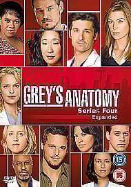 Grey’s Anatomy: Complete Fourth Season DVD (2009) Ellen Pompeo Cert 15 5 Discs Pre-Owned Region 2