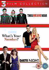 This Means War/What’s Your Number?/Date Night DVD (2013) Tom Hardy, McG (DIR) Pre-Owned Region 2