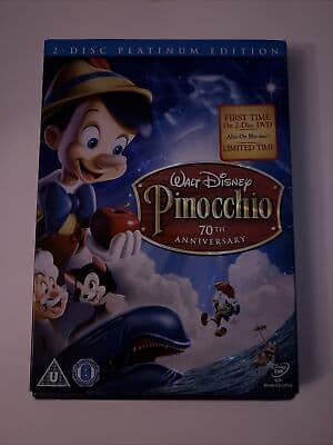 Pinocchio PE 2disc Tesco Oring Ltd 60K [ DVD Pre-Owned Region 2