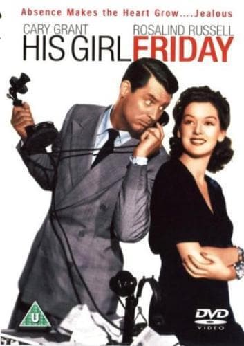 His Girl Friday DVD (2003) Cary Grant, Hawks (DIR) Cert U Pre-Owned Region 2