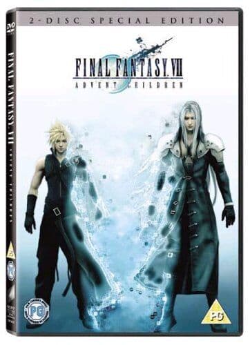 Final Fantasy VII - Advent Children DVD (2006) Tetsuya Nomura Cert PG 2 Discs Pre-Owned Region 2