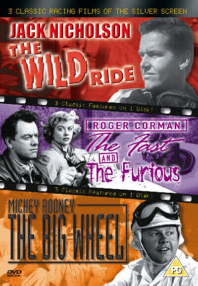 The Wild Ride/The Fast And The Furious/The Big Wheel DVD (2005) Jack Nicholson, Pre-Owned Region 2