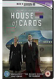 House Of Cards: The Complete Third Season DVD (2015) Kevin Spacey Cert 15 Pre-Owned Region 2