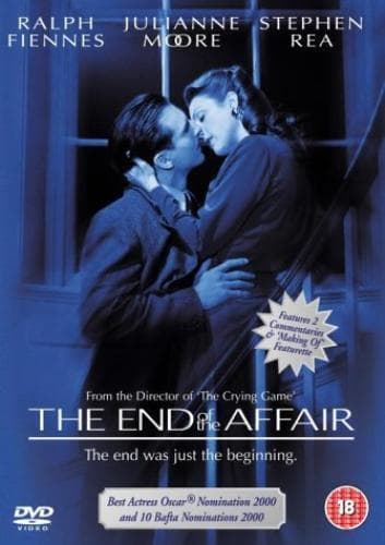 The End Of The Affair DVD (2000) Ralph Fiennes, Jordan (DIR) Cert 18 Pre-Owned Region 2
