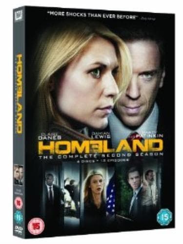 Homeland: The Complete Second Season DVD (2013) Claire Danes Cert 15 4 Discs Pre-Owned Region 2