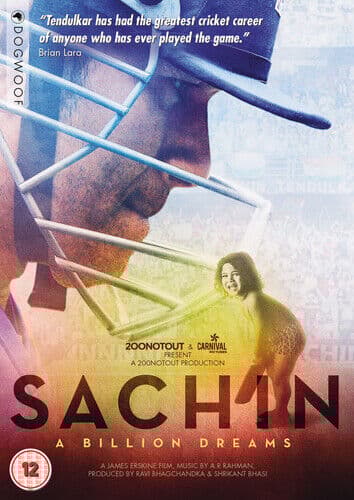 Sachin - A Billion Dreams DVD (2017) James Erskine Cert 12 Pre-Owned Region 2