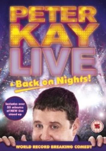 Peter Kay: Live And Back On Nights DVD (2012) Peter Kay Cert 15 Pre-Owned Region 2