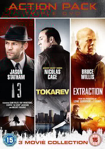Action Collection DVD (2017) Nicolas Cage, Cabezas (DIR) Cert 15 2 Discs Pre-Owned Region 2