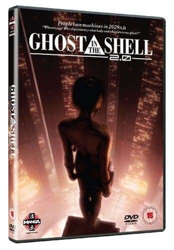 Ghost In The Shell 2.0 DVD (2009) Mamoru Oshii Cert 15 2 Discs Pre-Owned Region 2