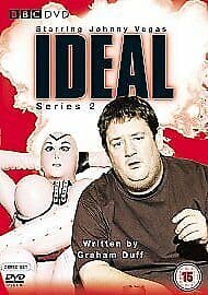 Ideal: Series 2 DVD (2007) Johnny Vegas, Zeff (DIR) Cert 15 2 Discs Pre-Owned Region 2