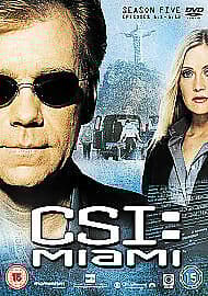 CSI Miami: Season 5 - Part 1 DVD (2008) David Caruso Cert 15 3 Discs Pre-Owned Region 2