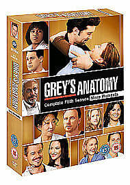 Grey’s Anatomy: Complete Fifth Season DVD (2010) Ellen Pompeo Cert 15 7 Discs Pre-Owned Region 2