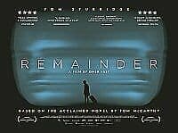 Remainder DVD (2016) Tom Sturridge, Fast (DIR) Cert 15 Pre-Owned Region 2