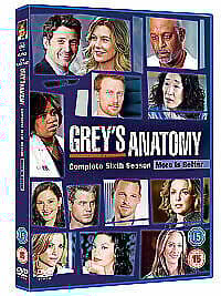 Grey’s Anatomy: Complete Sixth Season DVD (2011) Ellen Pompeo Cert 15 6 Discs Pre-Owned Region 2