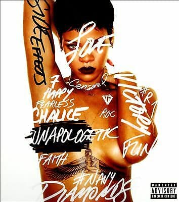 Rihanna : Unapologetic CD Deluxe Album With DVD 2 Discs (2012) Pre-Owned Region 2