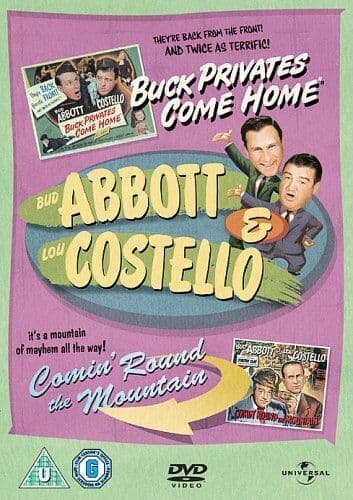 Abbott And Costello: Buck Privates/Comin’ Round The Mountain DVD (2012) Bud Pre-Owned Region 2