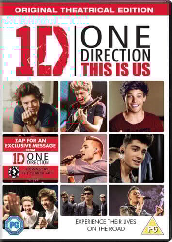 One Direction: This Is Us DVD (2013) Morgan Spurlock Cert PG Pre-Owned Region 2