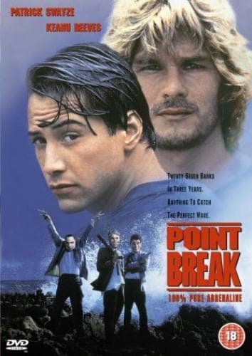 Point Break DVD (2003) Patrick Swayze, Bigelow (DIR) Cert 18 Pre-Owned Region 2