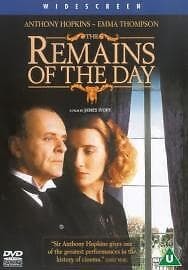 The Remains Of The Day DVD (2014) Anthony Hopkins, Ivory (DIR) Cert U Pre-Owned Region 2