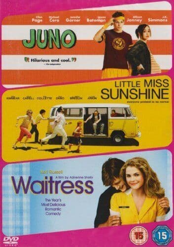 Juno/Little Miss Sunshine/Waitress DVD (2009) Elliot Page, Faris (DIR) Cert 15 Pre-Owned Region 2
