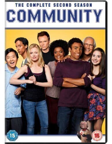 Community: The Complete Second Season DVD (2012) Joel McHale Cert Tc 4 Discs Pre-Owned Region 2