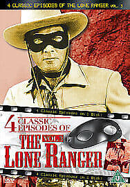 The Lone Ranger: 4 Classic Episodes - Volume 3 DVD (2013) Clayton Moore Cert U Pre-Owned Region 2
