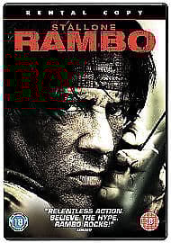 Rambo DVD (2008) Sylvester Stallone Cert 18 Pre-Owned Region 2