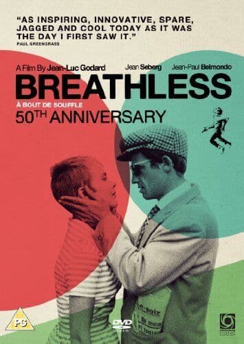 Breathless DVD (2010) Jean-Paul Belmondo, Godard (DIR) Cert PG Pre-Owned Region 2