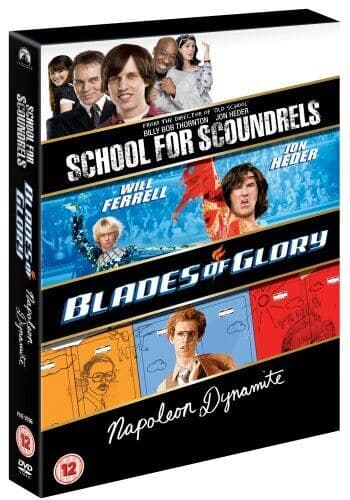 Blades Of Glory/Napoleon Dynamite/School For Scoundrels DVD (2008) Will Pre-Owned Region 2