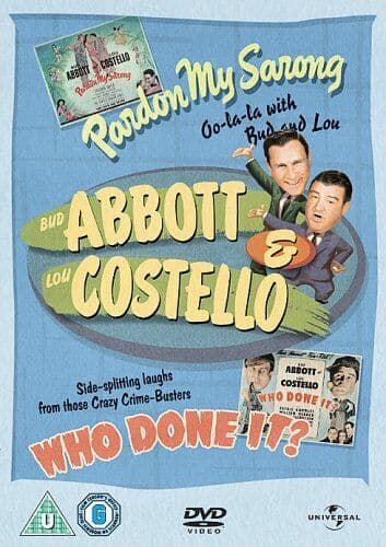 Abbott And Costello: Pardon My Sarong/Who Done It? DVD (2012) Bud Abbott, Pre-Owned Region 2