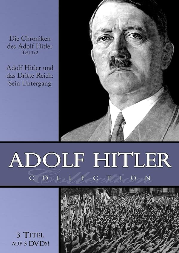 ADOLF HITLER 1919-1945 - 3 GREAT FILMS O DVD Pre-Owned Region 2