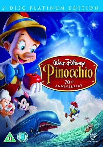 Pinocchio (Disney) DVD (2009) Ben Sharpsteen, Luske (DIR) Cert U 2 Discs Pre-Owned Region 2