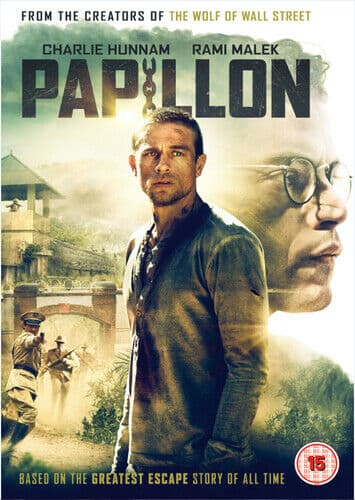 Papillon DVD (2019) Charlie Hunnam, Noer (DIR) Cert 15 Pre-Owned Region 2