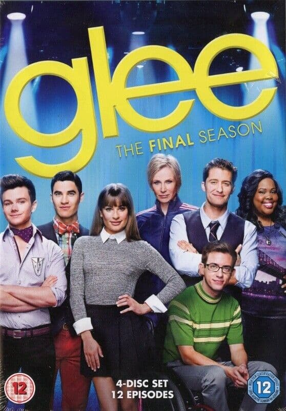 Glee: The Final Season DVD (2015) Chris Colfer Cert 12 4 Discs Pre-Owned Region 2