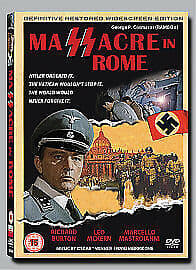 Massacre In Rome DVD (2010) Richard Burton, Ponti (DIR) Cert 15 Pre-Owned Region 2