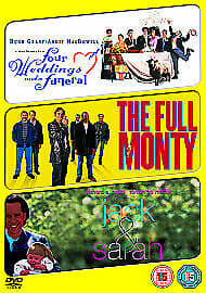 Four Weddings And A Funeral/The Full Monty/Jack And Sarah DVD (2009) Hugh Pre-Owned Region 2