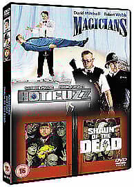 Shaun Of The Dead/Hot Fuzz/Magicians DVD (2008) Simon Pegg, Wright (DIR) Cert Pre-Owned Region 2