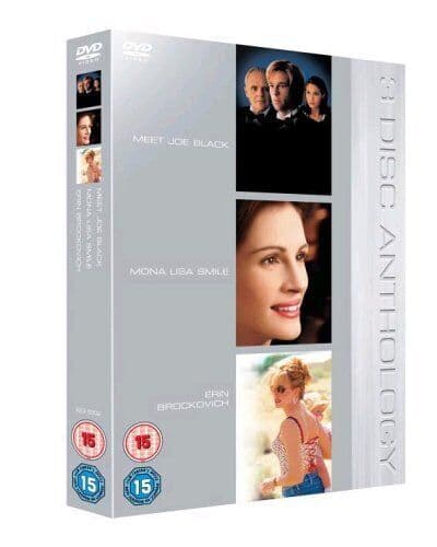 Meet Joe Black/Mona Lisa Smile/Erin Brockovich DVD (2005) Julia Roberts, Pre-Owned Region 2