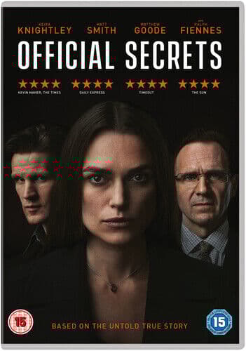 Official Secrets DVD (2020) Keira Knightley, Hood (DIR) Cert 15 Pre-Owned Region 2