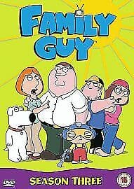 Family Guy: Season Three DVD (2003) Seth MacFarlane Cert 15 3 Discs Pre-Owned Region 2