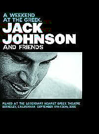 Jack Johnson: A Weekend At The Greek DVD (2005) Jack Johnson Cert E 2 Discs Pre-Owned Region 2