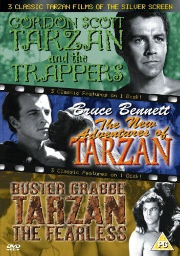 3 Classic Tarzan Films Of The Silver Screen DVD (2005) Gordon Scott, Kull (DIR) Pre-Owned Region 2