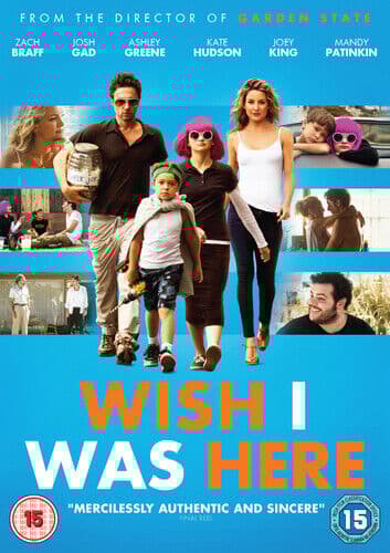 Wish I Was Here DVD (2015) Josh Gad, Braff (DIR) Cert 15 Pre-Owned Region 2