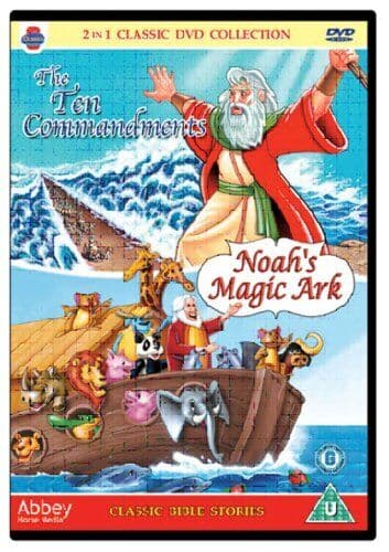 Classic Bible Stories: The Ten Commandments/Noah’s Magic Ark DVD (2008) Cert U Pre-Owned Region 2