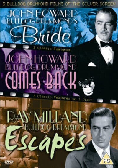 3 Classic Bulldog Drummond Films Of The Silver Screen DVD (2005) Ray Milland, Pre-Owned Region 2